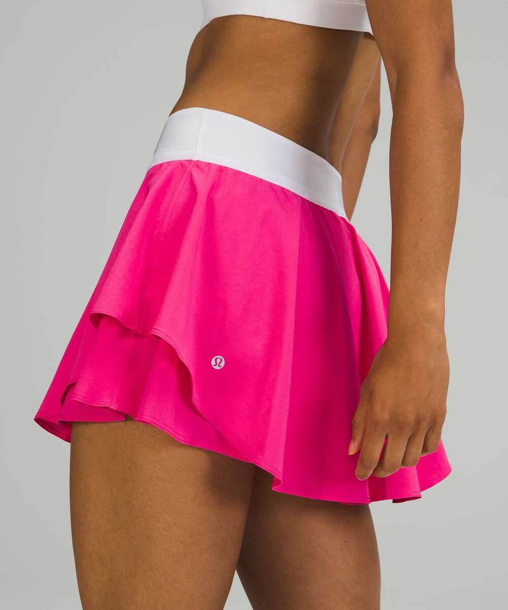 NWT Lululemon Court Rival High Rise Skirt Sonic Pink Size 4
